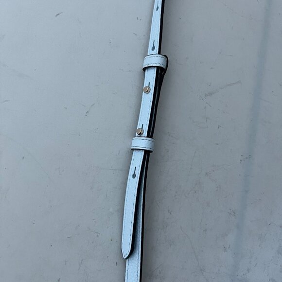 Kate Spade Watercolor Blue Knott Pebbled Leather Crossbody Bag - Picture 9 of 13